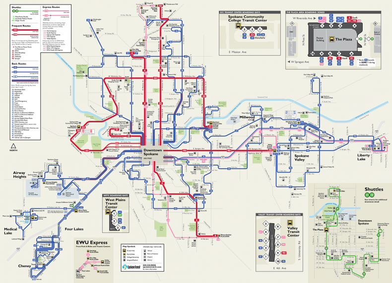 STA System Map | Spokane Transit Authority