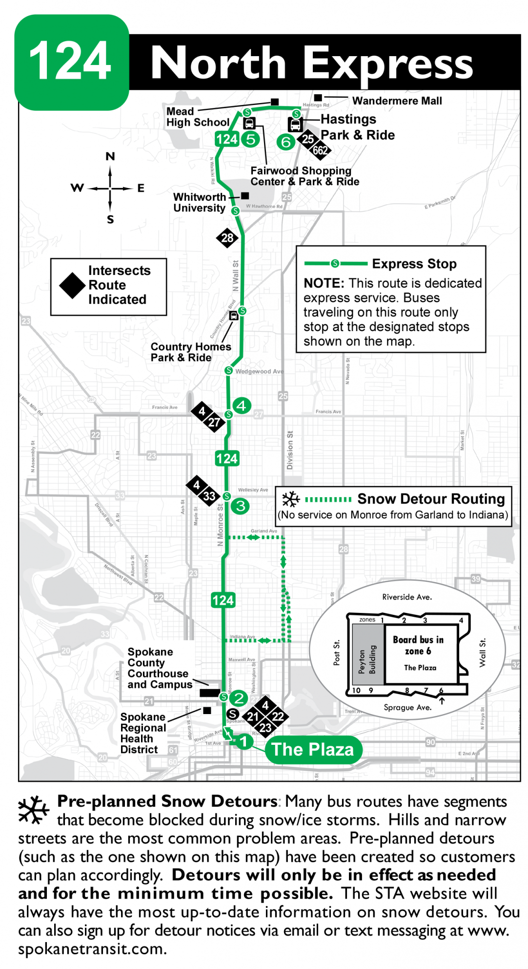 124 North Express | Spokane Transit Authority