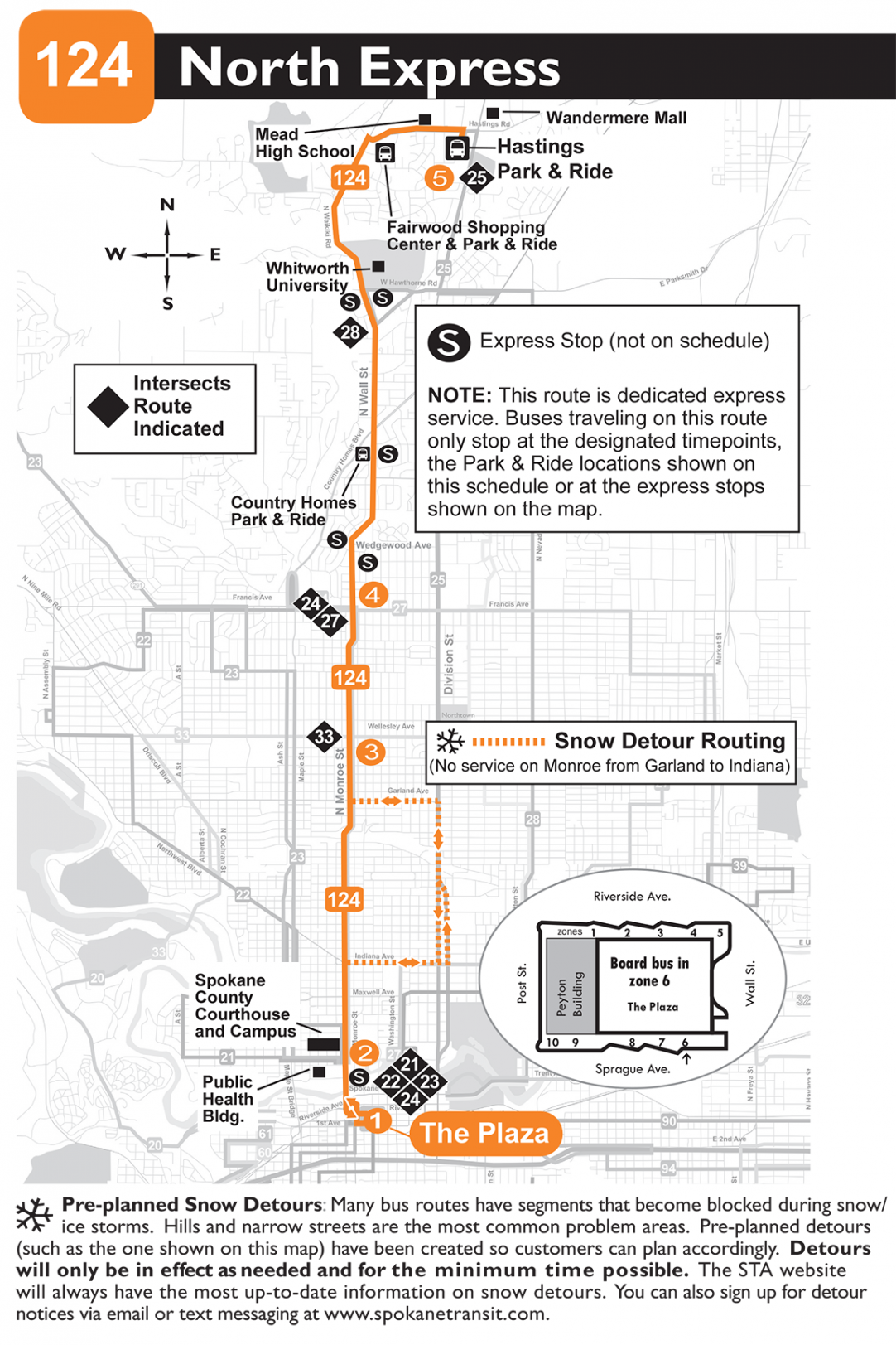 124 North Express | Spokane Transit Authority