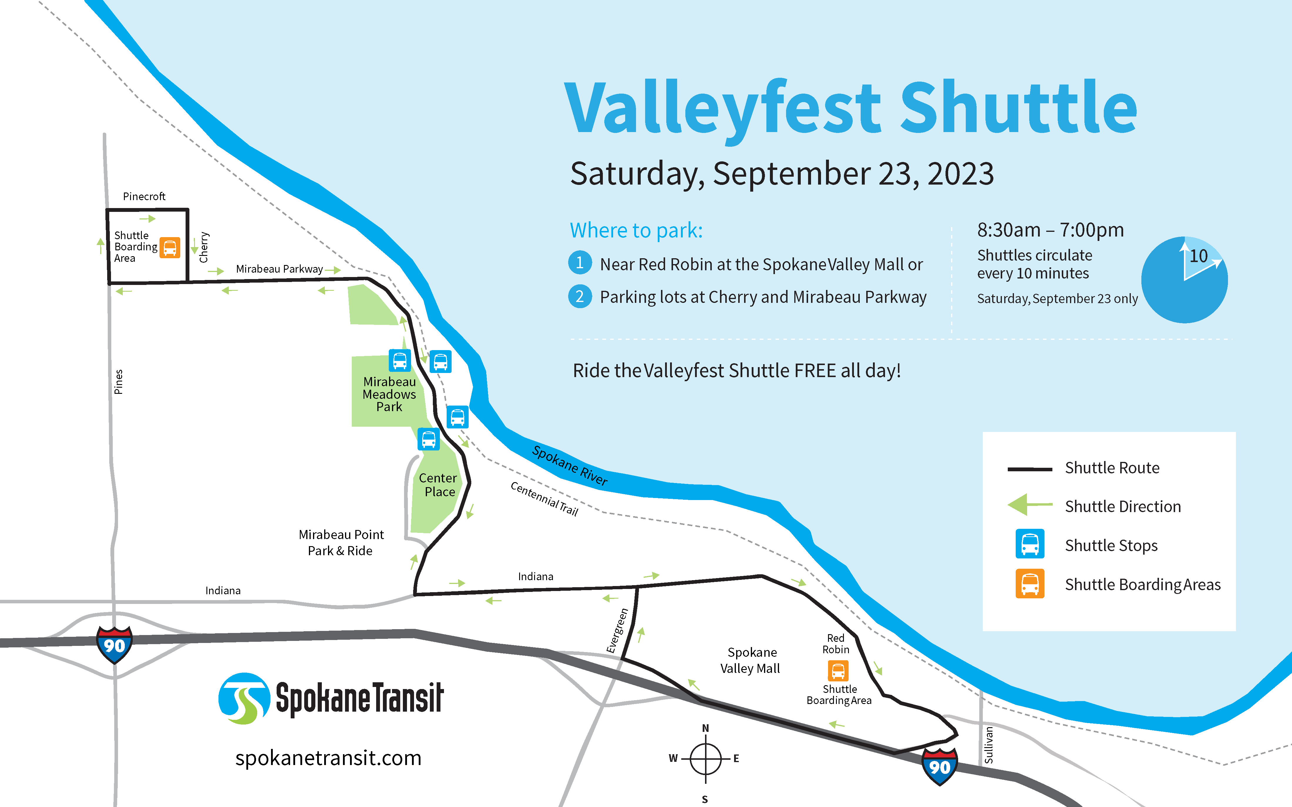 Valleyfest Shuttle Spokane Transit Authority