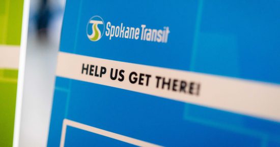 Connect Spokane 2024 Comprehensive Plan brochures with titles that say, "HELP US GET HERE!"